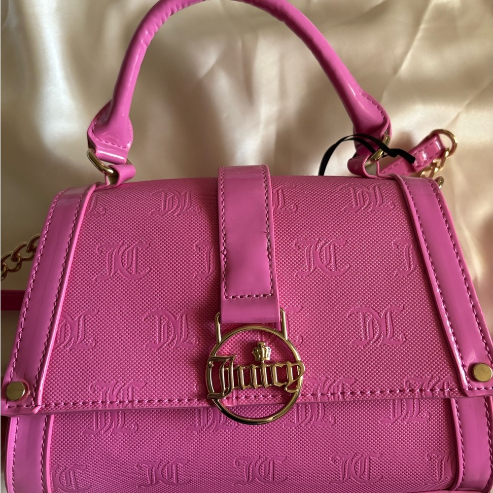 🎉 Juicy Couture Hot Pink Bag - Picture 3 of 6